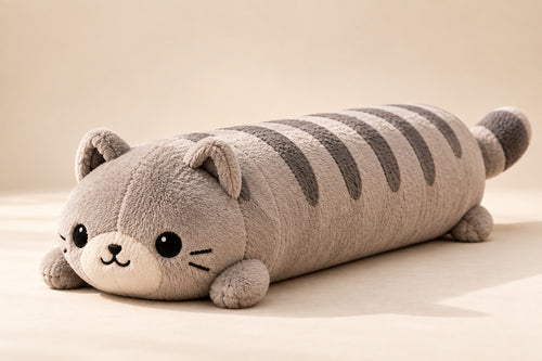 Smudge grey tabby Sausagecat plush